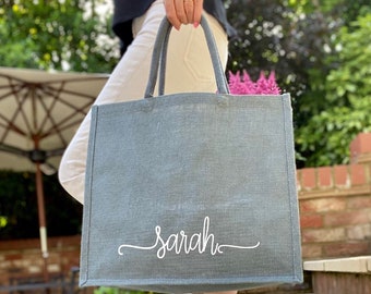 Personalised jute bags not on the high street clearance