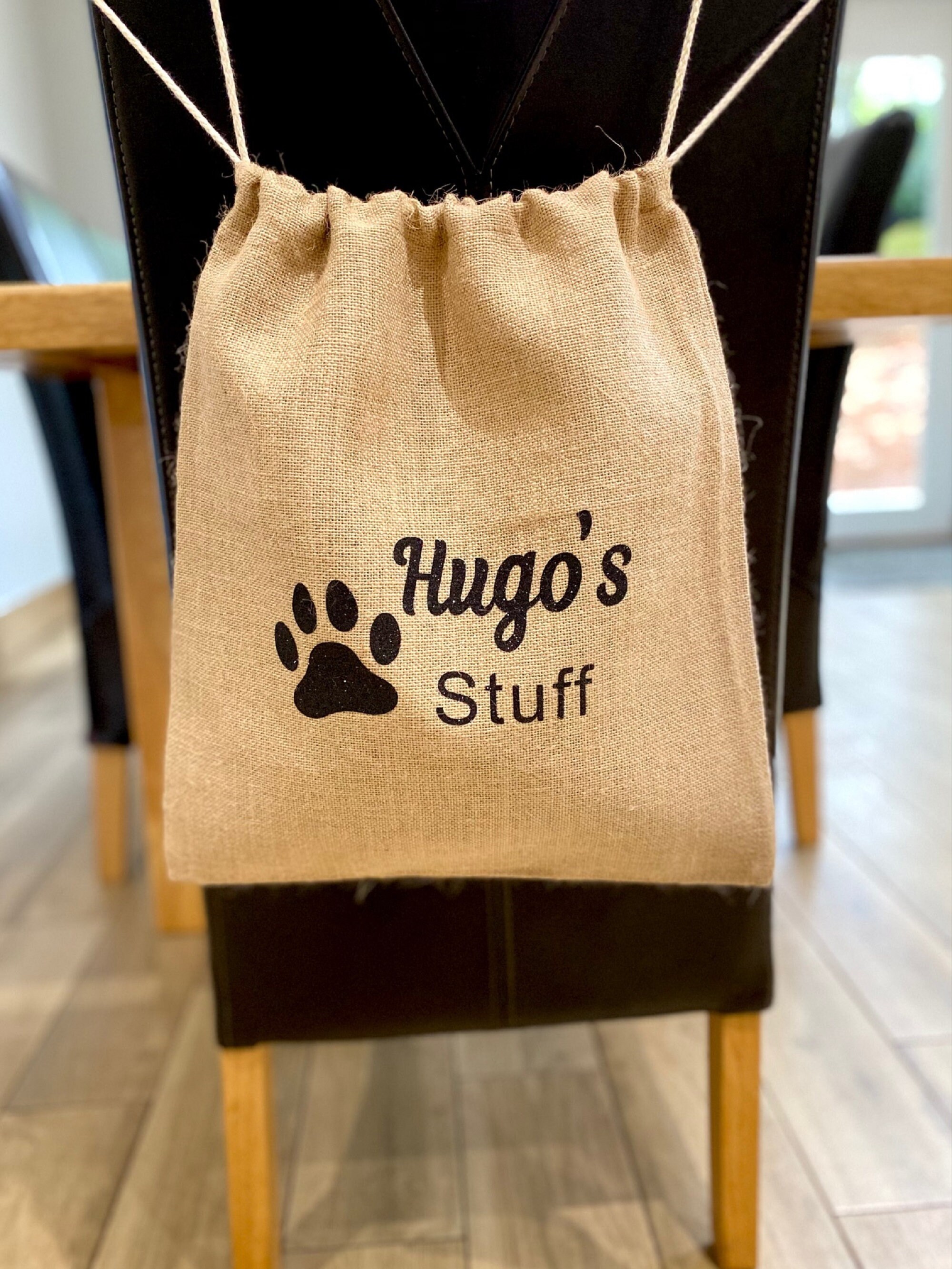 Dog Bag Jute Bag for Dogs Personalised Dog Gift Hessian Bag Etsy UK