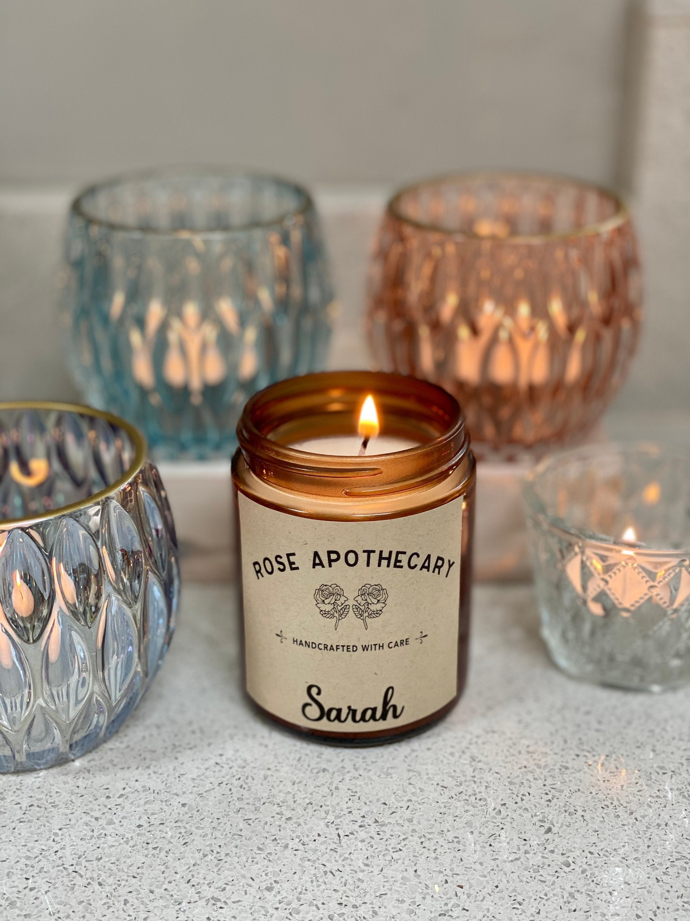 Schitt's Creek Rose Apothecary Personalised Candle Etsy