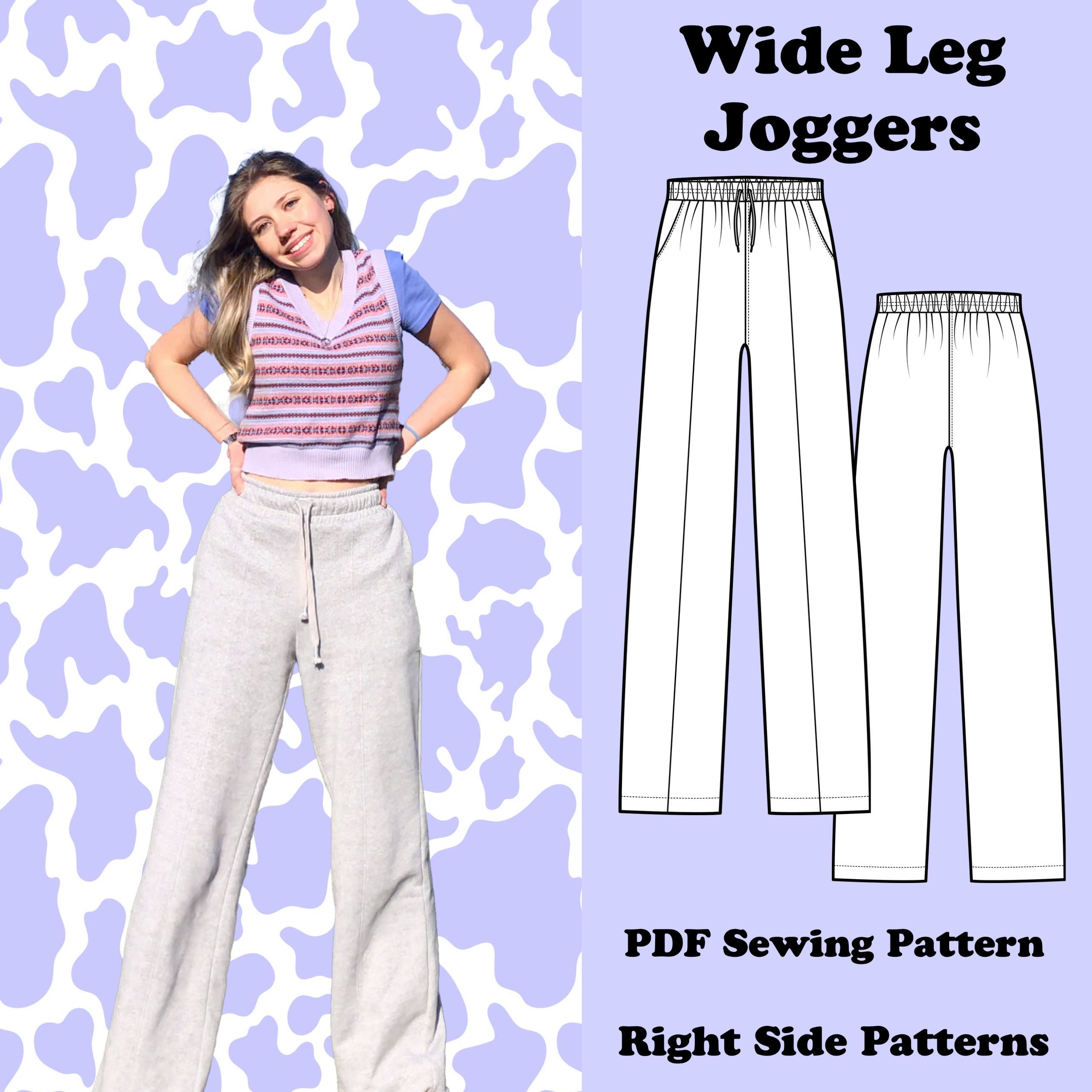 Wide Leg Joggers -  Canada