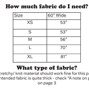 PDF Wide Leg Joggers Sewing Pattern Size XS XL Instant Download Print ...