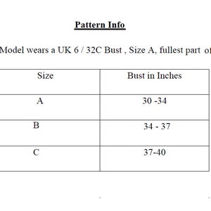 PDF Halter Crop Top Sewing Pattern Uk Size 4 18 US Size 0 14 Instant download print at home A4, US Letter image 7