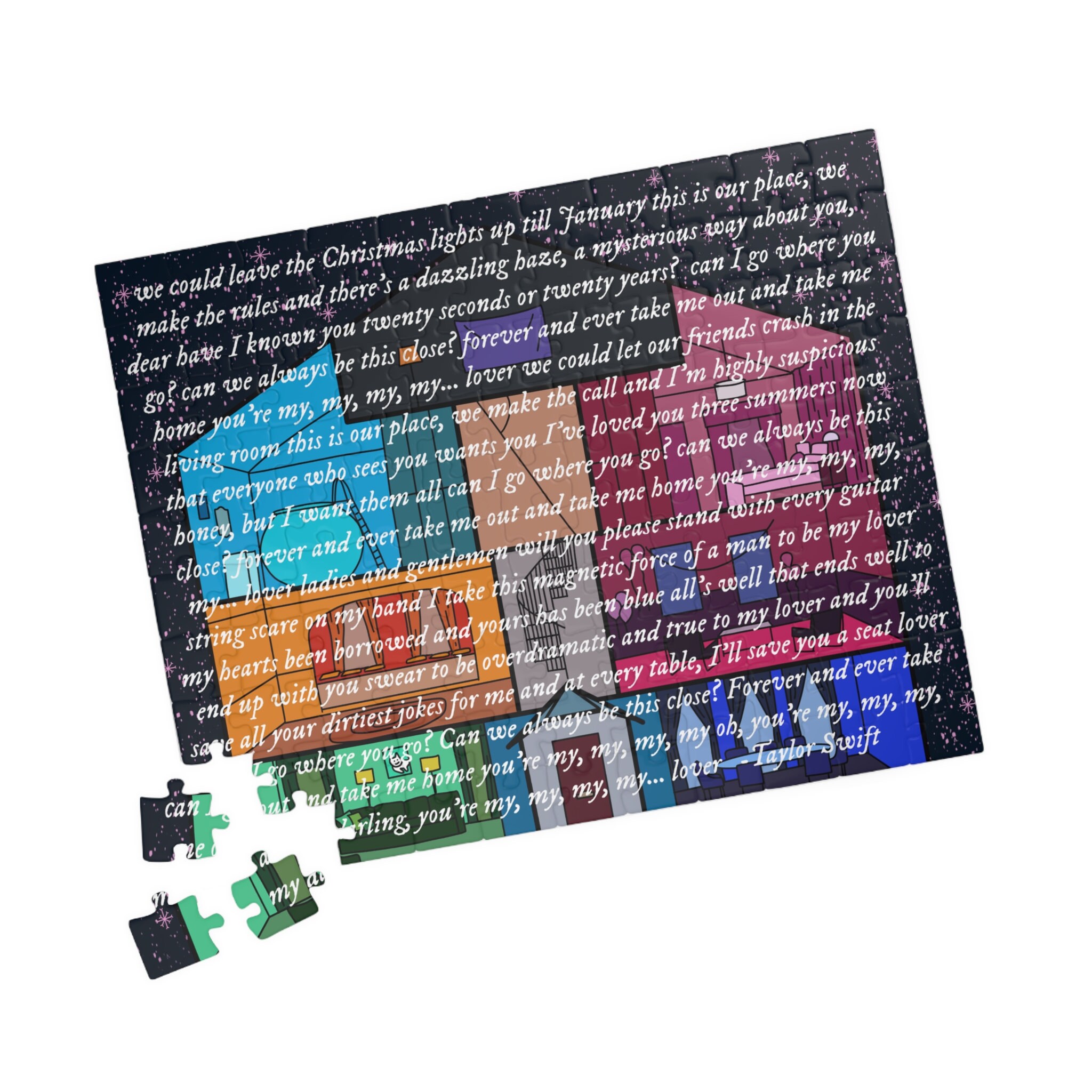 Lover House Puzzle (110, 252, 500, 1014-piece) - Etsy