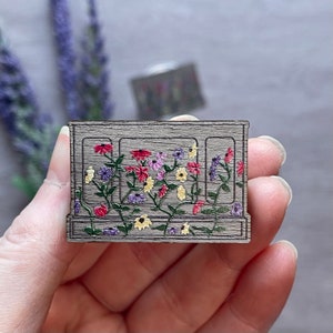 Wooden Piano Surprise Song 1.5 inch Pin