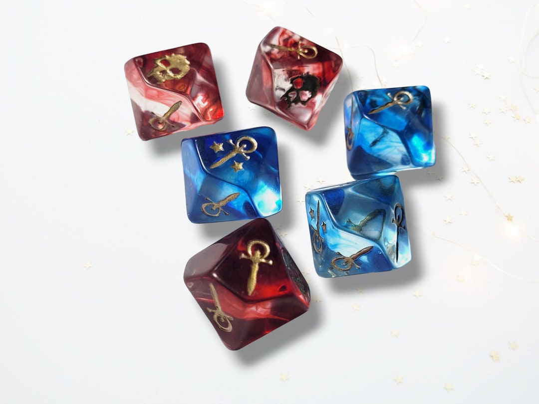 Customisable Vampire the Masquerade Dice Set 20 D10s Misty - Etsy