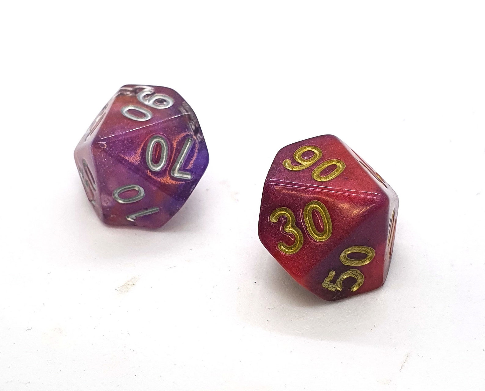 D100 Magic Rings Customisable D10 DND Dice Dungeons and Dragons Boardgames Tabletop ...