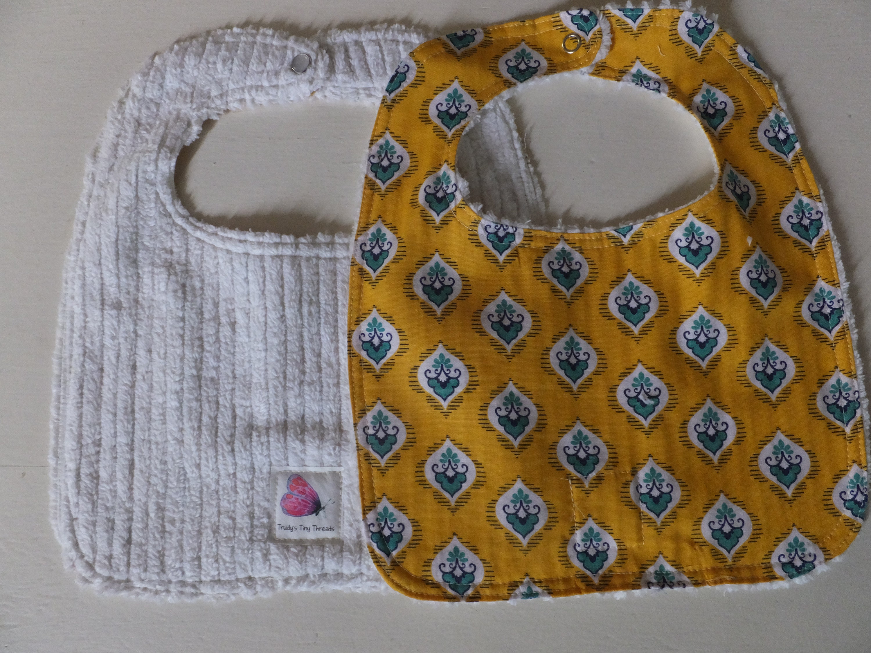 NEW Handmade Large Baby/Toddlers Bibs 100% Printed Cotton