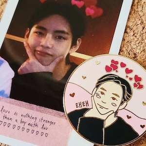 Taehyung Enamel Pin (SUPER SALE!!!)