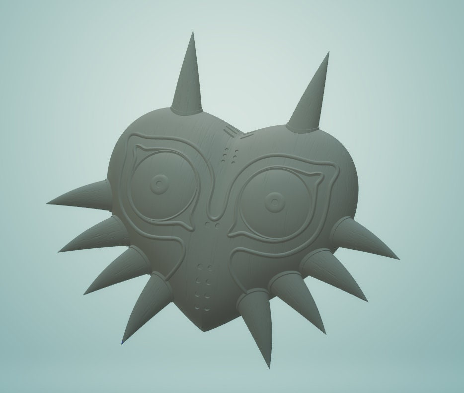 STL file Majora's Mask, MMU and single extuder 🔗・3D printing