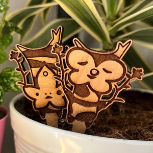 Korok Wooden Plant Stakes - Zelda Tears Of The Kingdom