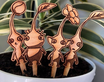 Pikmin Wooden Plant Stakes