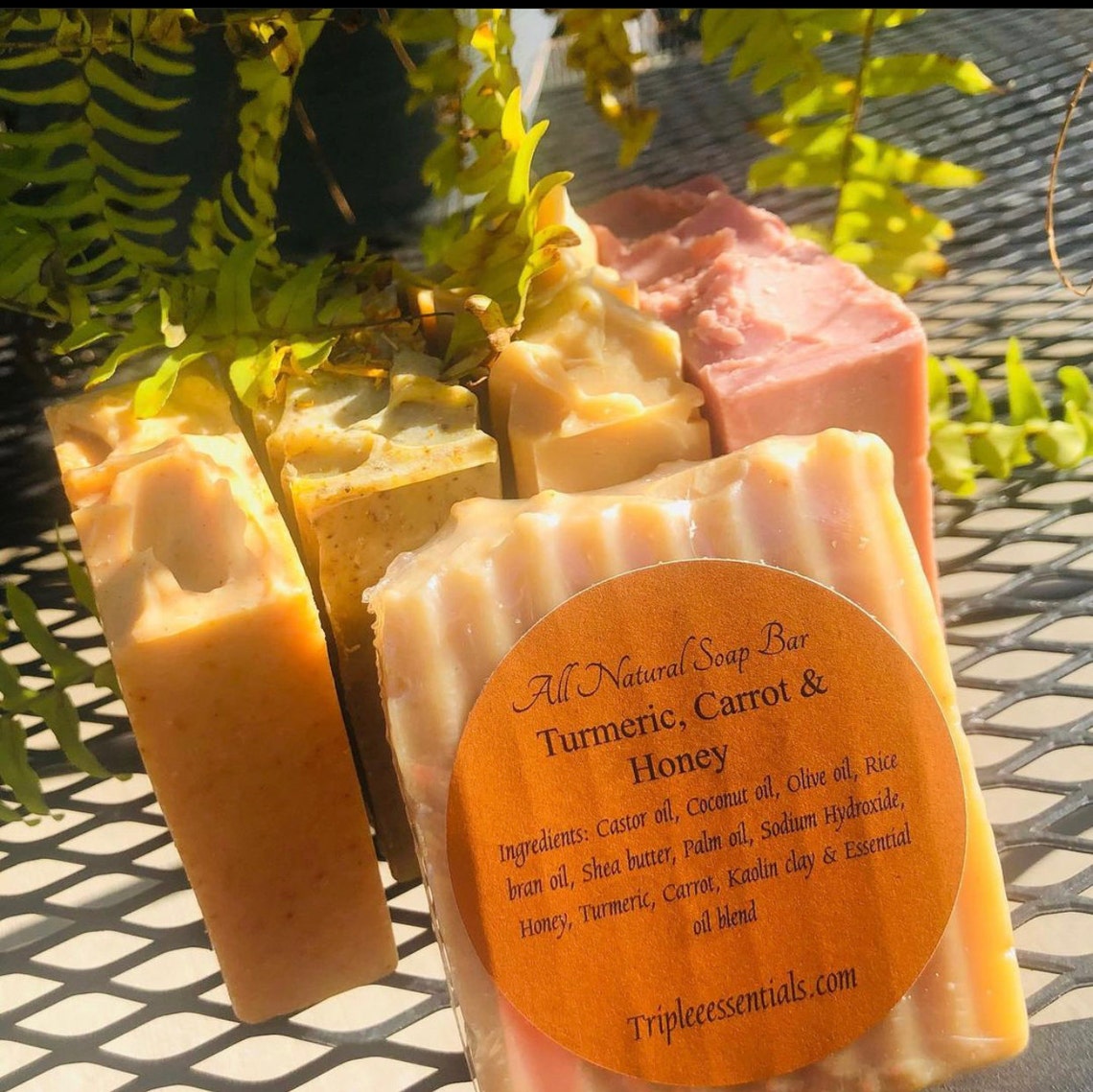 Turmeric Carrot & Honey All Natural Soap Bar Etsy