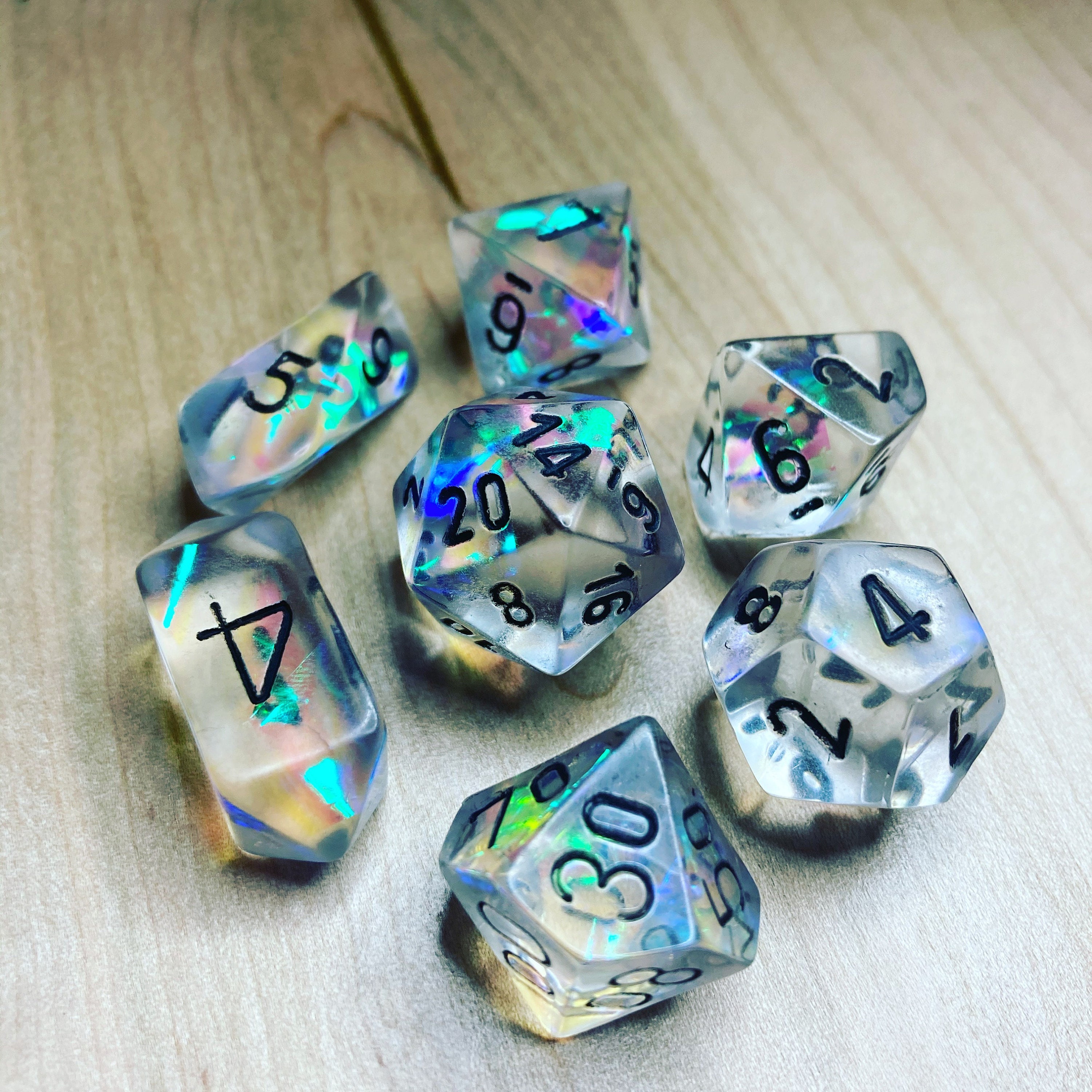 Custom RPG dice set Etsy