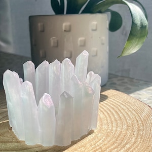 Iridescent Crystals Jar | Resin Trinket Jar | Keepsake Jar | Stash Jar | Minimalist Trinket Jar | Trinket Dish | Gifts for Her