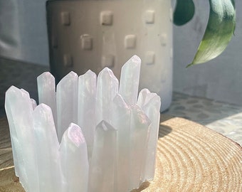 Iridescent Crystals Jar | Resin Trinket Jar | Keepsake Jar | Stash Jar | Minimalist Trinket Jar | Trinket Dish | Gifts for Her