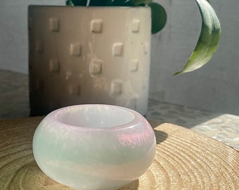 Iridescent Trinket Jar | Resin Trinket Jar | Keepsake Jar | Stash Jar | Minimalist Trinket Jar | Trinket Dish | Gifts for Her