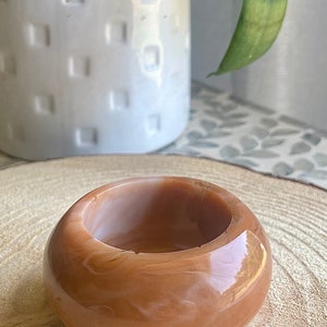 Rustic Copper Trinket Jar | Resin Trinket Jar | Keepsake Jar | Stash Jar | Ring Dish | Trinket Jar | Trinket Dish | Gifts for Her
