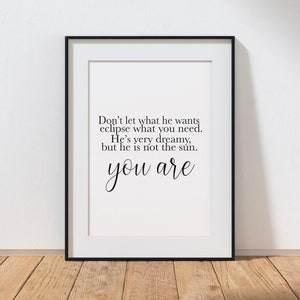 Grey’s Anatomy TV Show Quote Print, Cristina Yang Quote Print, Bedroom Office Living Room Wall Art