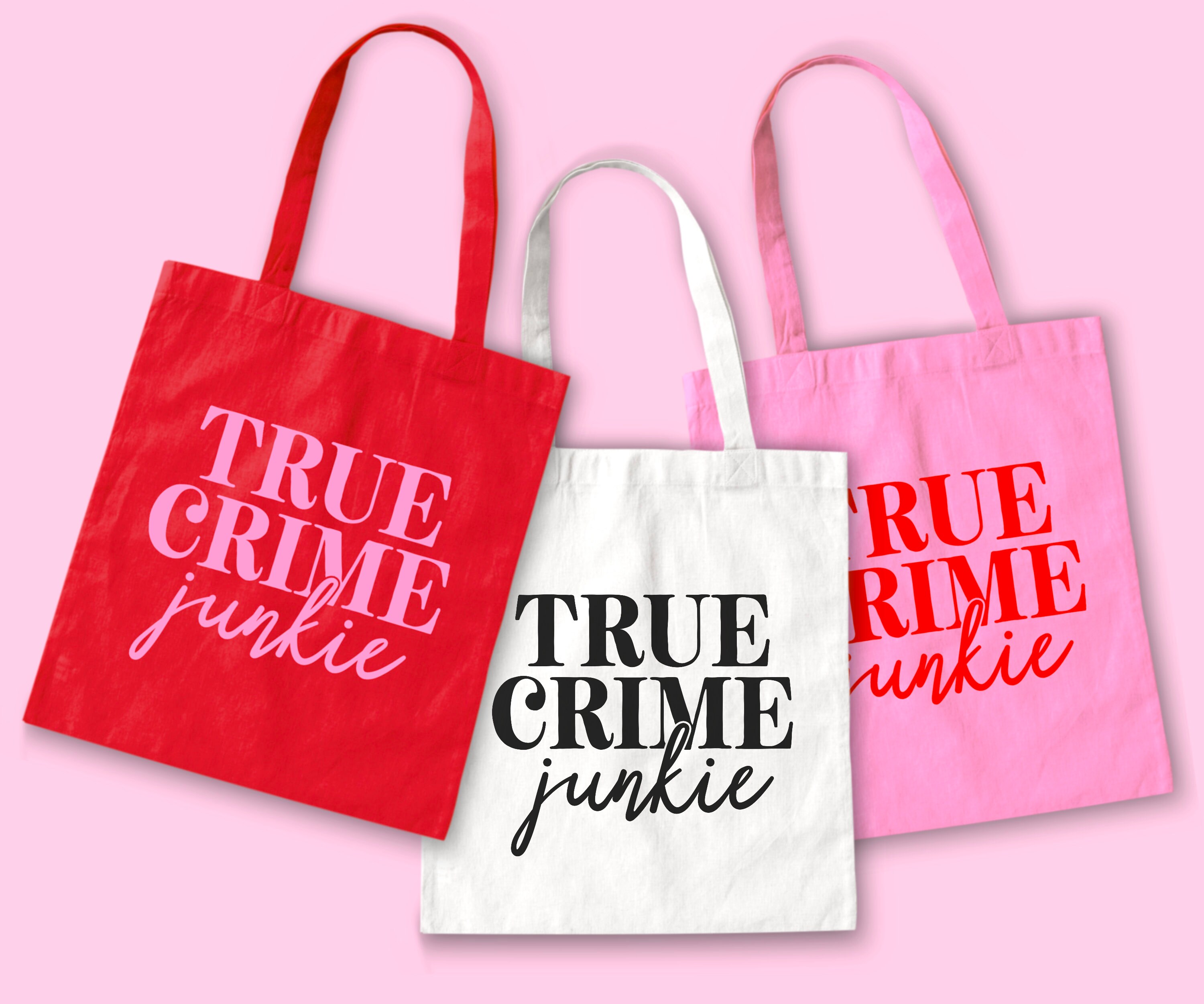 True Crime Junkie Tote Bag True Crime Lover Gift Tote Etsy UK