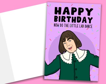 Berries And Cream Do The Little Lad Dance Meme Birthday Card Etsy Berries And Cream Do The Little Lad Dance Meme Birthday Card Etsy