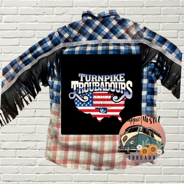 T-shirt Vintage Turnpike Troubadours - Cadeau Pour Fans, Personnalisable, Taille S à 5XL