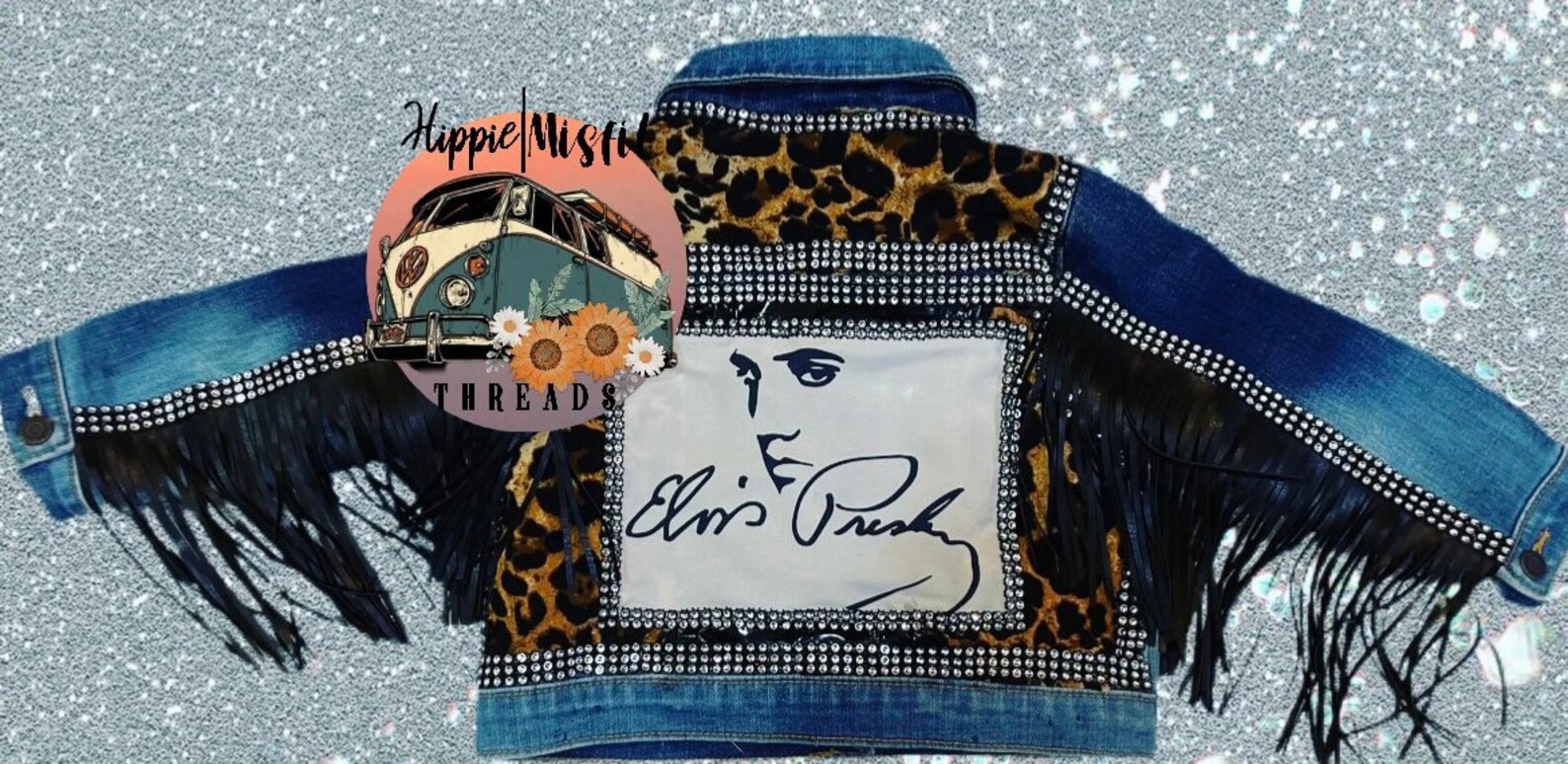 Elvis Presley Custom Denim Jacket Etsy