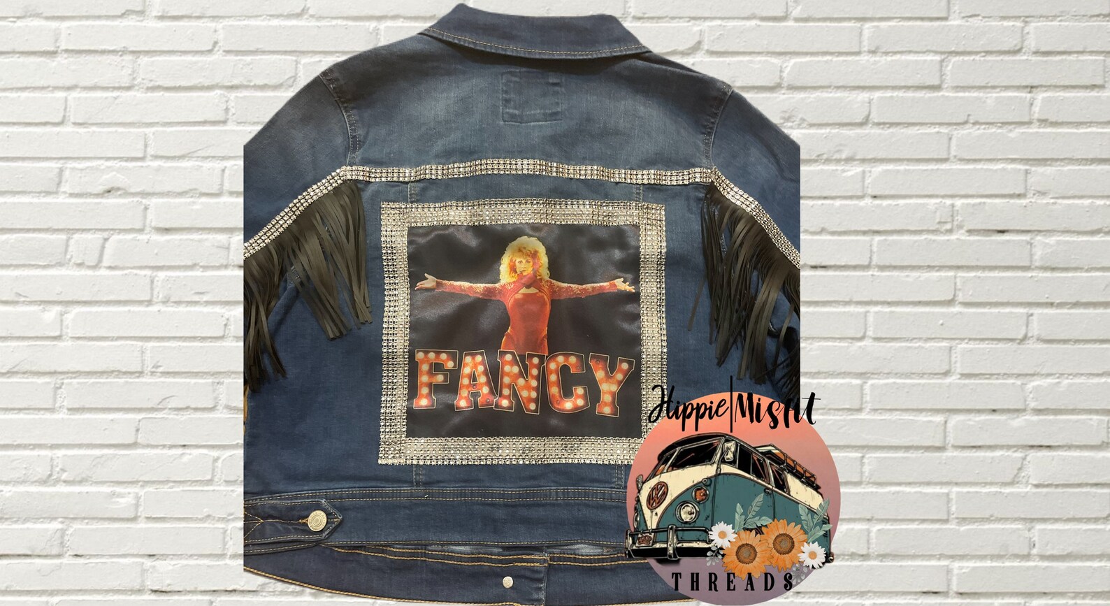 Denim Jacket/ Custom Denim Jacket/ Bleached Denim/ Fringed - Etsy