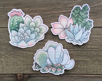 Vinyl Succulent Stickers