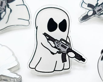 Ghost Gun small acrylic pin