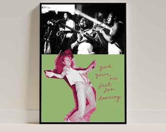 God Gave Me Feet For Dancing - Ezra Collective Digital Print