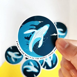 Belly of the Whale Sticker, Islamic Sticker
