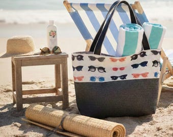 Kathy Tote Bag Sewing Pattern, Structured Beginner Tote (PDF Download)
