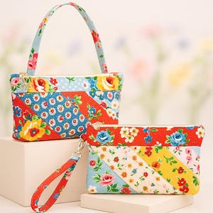 Luna Mini Handbag & Wristlet PDF Sewing Pattern