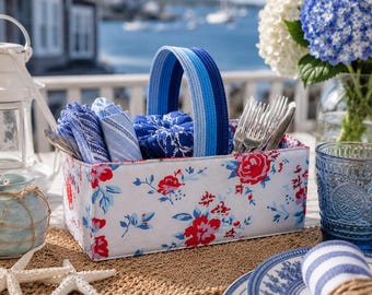 Fabric Basket Sewing Pattern, Beginner Storage Project (PDF Download)