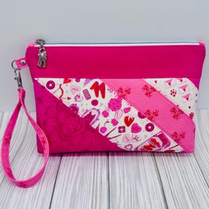 Monedero de pulsera, Monedero de pulsera para mujer, Bolso de mano tipo sobre, Bolsos de mujer, Cartera de mano tipo sobre, Bolsos y bolsos, Regalo para ella, Rosa