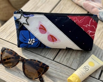 Sunset Zipper Pouch Sewing Pattern: Beginner-Friendly PDF (Digital Download)