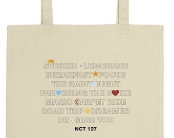 NCT 127 draagtas met sticker - Taeil Jaehyun Yuta Johnny Doyoung Haechan Taeyong Jungwoo Mark