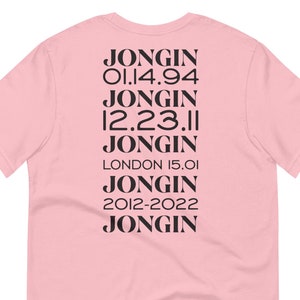 EXO T-Shirt 10th Year Anniversary EXO L Baekhyun Sehun Chanyeol Lay Kyungsoo Xiumin Minseok Suho Kai Chen Kpop