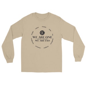 EXO Long Sleeve 10th Year Anniversary EXO L Baekhyun Sehun Chanyeol Lay Kyungsoo Xiumin Minseok Suho Kai Chen Kpop