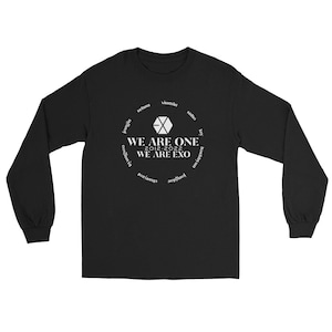 EXO Long Sleeve 10th Year Anniversary EXO L Baekhyun Sehun Chanyeol Lay Kyungsoo Xiumin Minseok Suho Kai Chen Kpop