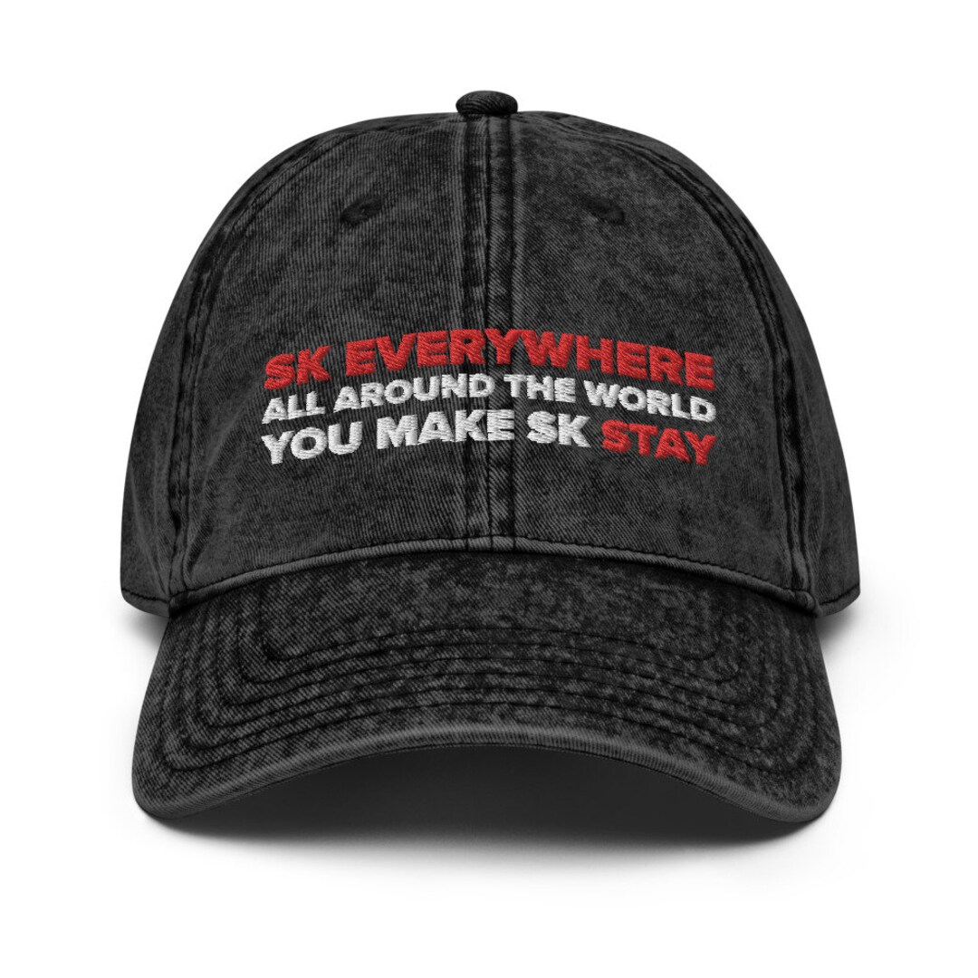 Stray Kids Embroidered Cap - Vintage Wash Cotton Twill - Etsy Canada