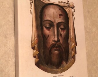 Holy Face of Jesus 8x10 CANVAS Picture - Veronica's Veil - Exclusive Photo