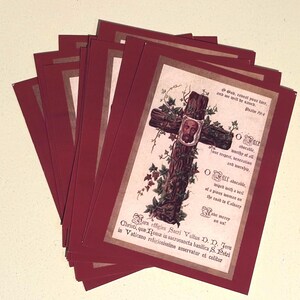 Gebedskaarten Heilig gezicht van Jezus - St. Theresia-gebed