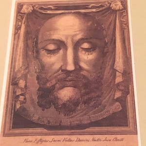 Holy Face Prayer Cards | Golden Arrow Prayer | Veronica's Veil | Catholic Bulk Pack image 3