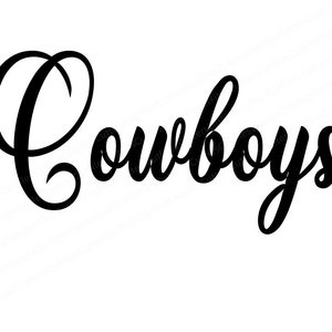Cowboys PNG, Cowboys Svg, PNG Cowboy, Cowboy Image. for Cut Files ...