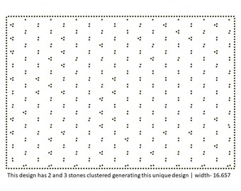 Modello strass extra large/larghezza 16,65 e altezza 11,103 / pietre: SS09 O SS10, design unico strass, file tagliati, Cricut, Silhouette