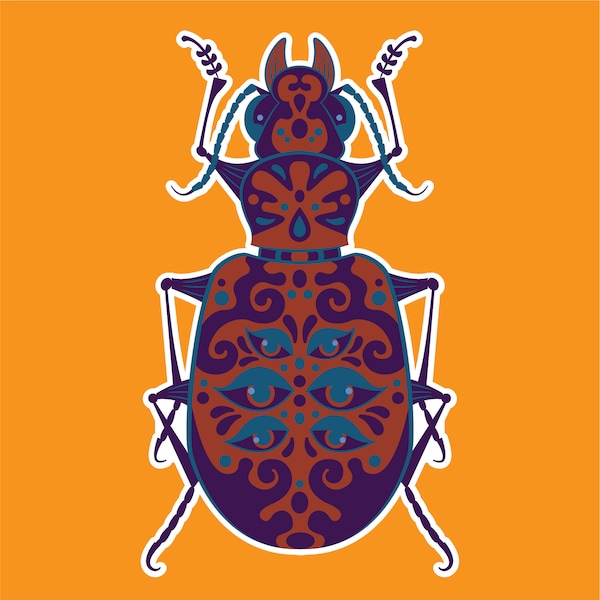 Shpongle Beetle Vinyl Sticker