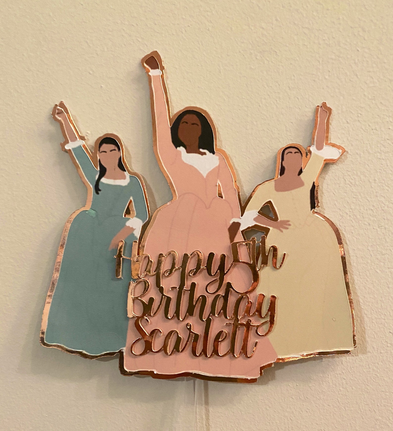Custom Hamilton Cake Topper Hamilton Themed Birthday Party Etsy