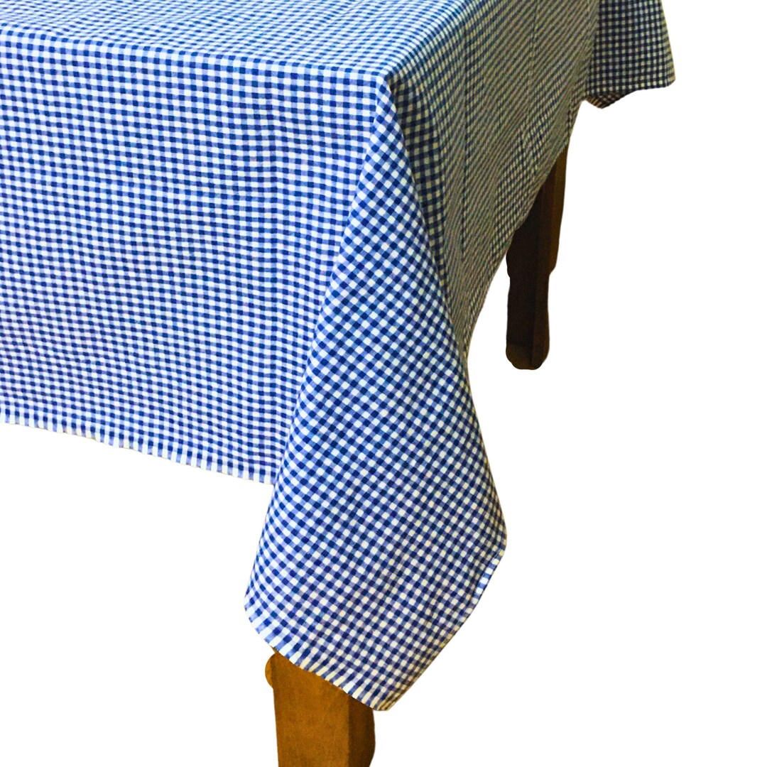 Cotton Tablecloths, Plaid Picnic Table Cover, Square Decorative Table