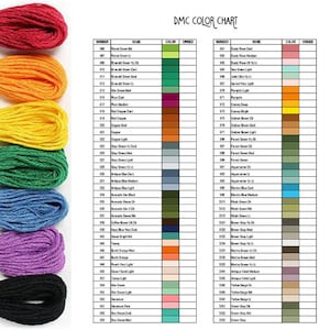 Lista de colores dmc -  México